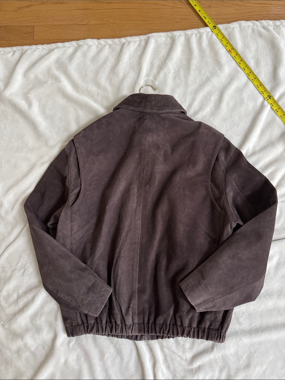 Zara x Aaron Levine Suede Leather zip -Front Jacket-size M (BNWT) - Picture 10 of 12